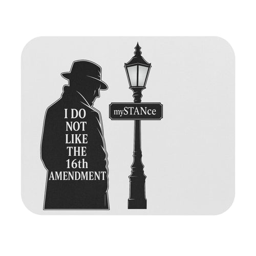 16th Amendment Mouse Pad — Rectangle Desk Mat